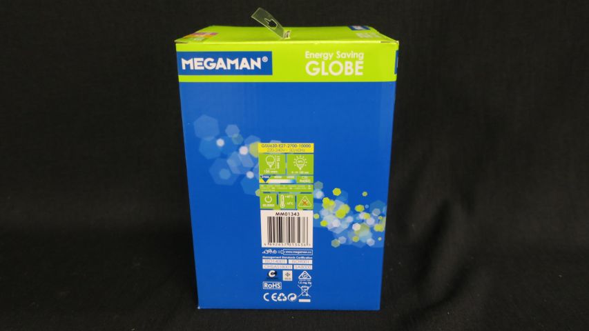 442759-4 12 Megaman Globe E27, 20W, 2700k, 1151lm