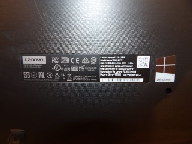 414221-8 Lenovo IdeaPad 110 Laptop