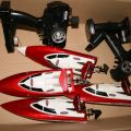 443746-1 4 pcs. RC boats; Maxam W350 with remote control. Free shipping in DK and SE