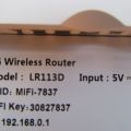 415548-3 4 st 4G-trådlöst modem/WiFi-router - Mifi LR113D