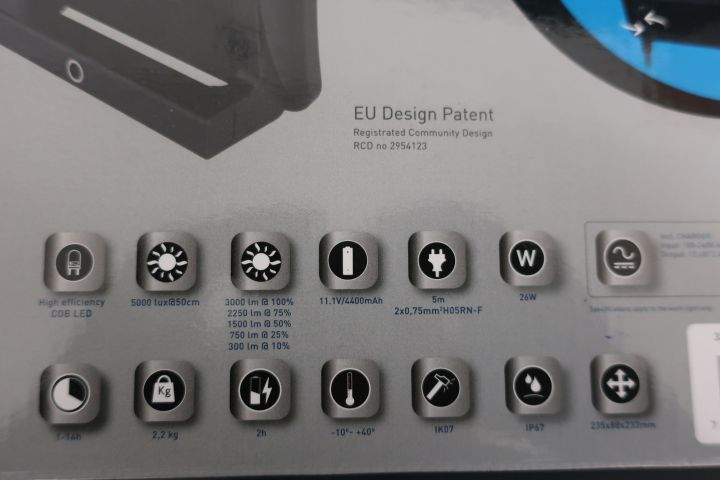 410091-6 NoviPro work lamp (New)