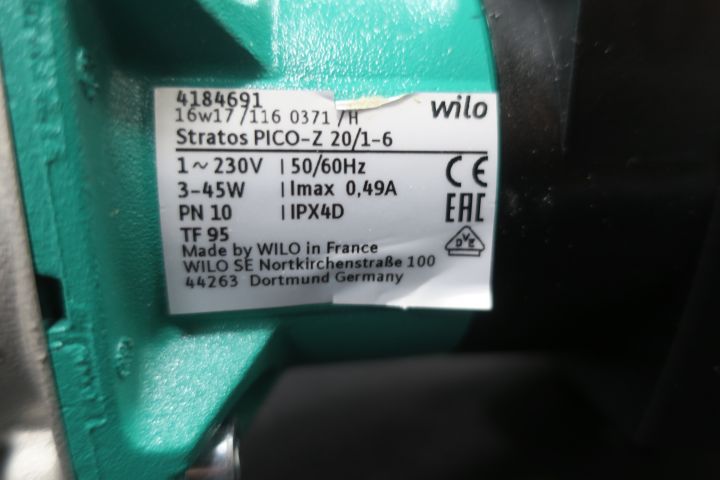 443059-4 Circuit pump Wilo-Stratos PICO-Z 20 / 1-6