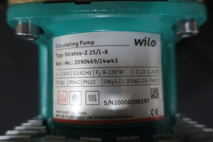 443062-6 Wilo-Stratos-Z circulation pump 25 / 1-8