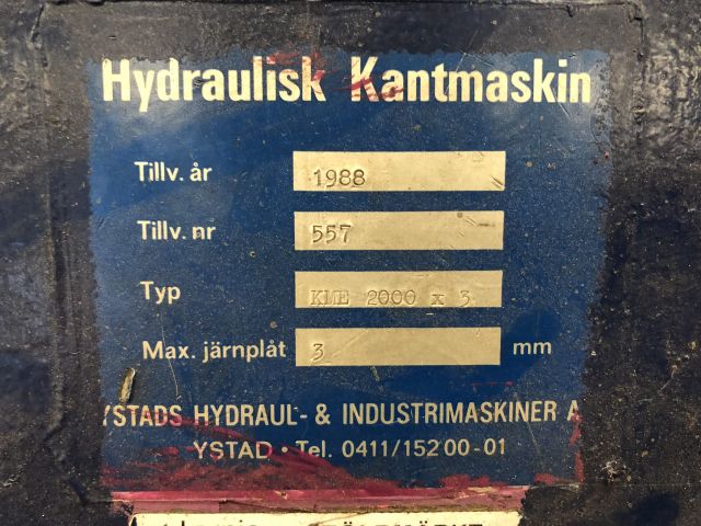 401495-6 Foldingmachine Ystad KME 2000 x 3