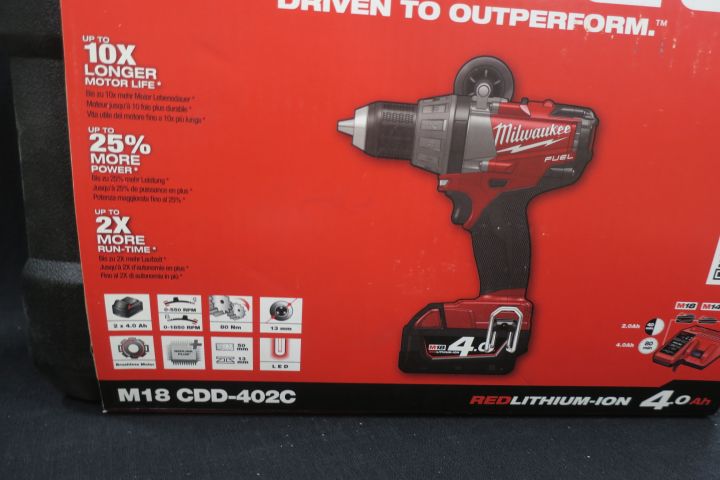 444645-2 Drill screwdriver Milwaukee M18 CDD-402C