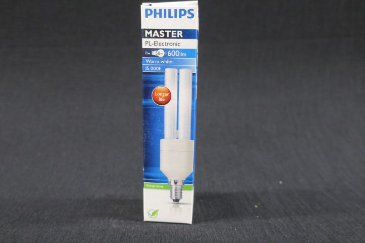 440731-1 25 Philips Master PL-Electronic 11W 600lm E14