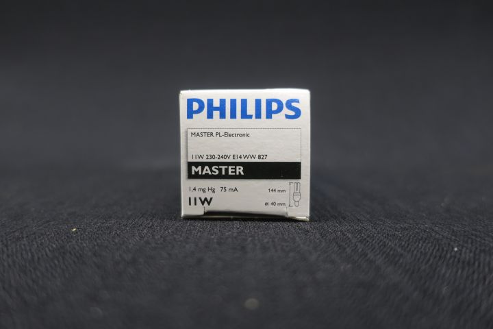 440731-5 25 Philips Master PL-Electronic 11W 600lm E14