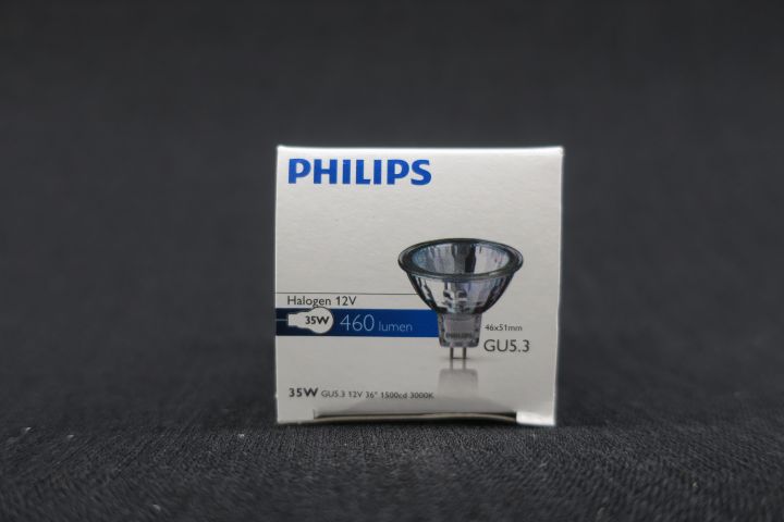 440735-5 10 Philips Halogen 12V 35W 460lm GU5,3