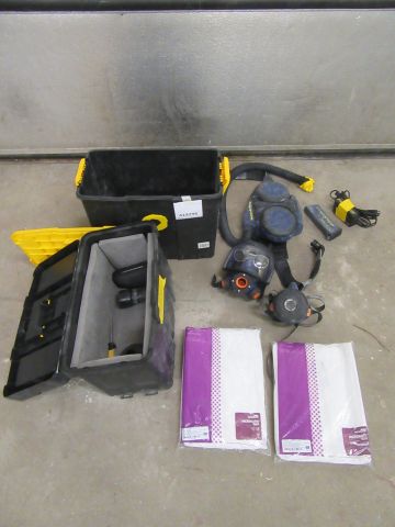 414296-1 Personal protection fan, Sundström 500 with two batteries and extra protective mask