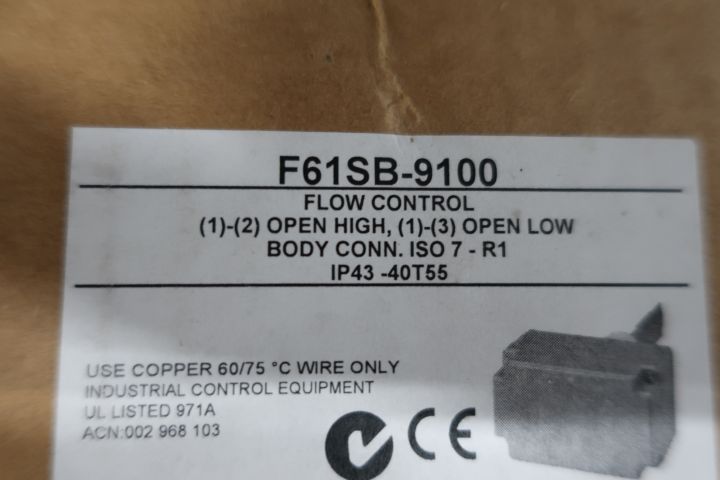 445342-5 Flow control Johnson F61SB-9100