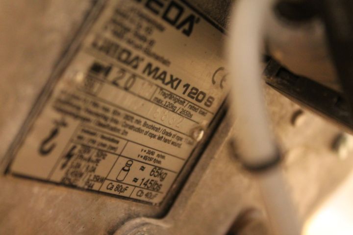 448571-23 Construction vinch Geda Maxi 120S