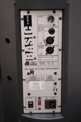 438342-3 Active speakers dB Technologies, Basic Line, Basic 100, NY!