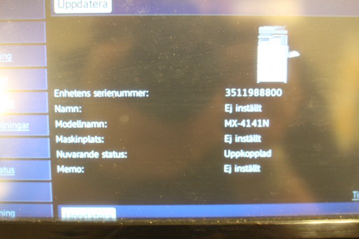 449292-7 Multifunction Printer SHARP MX-4141