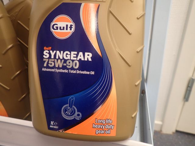 401088-2 12 liter gear oil Gulf syngear 75W-90