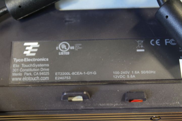 449412-6 ELO ET2200L Touch Screen Monitor