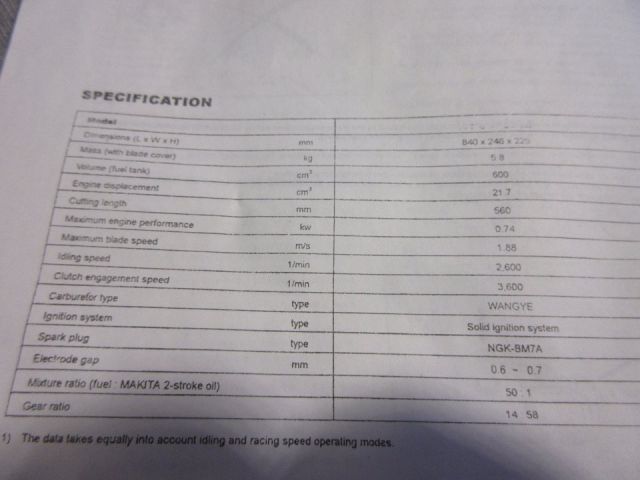 450392-21 Hedge trim gasoline 25.4 cc - Free shipping