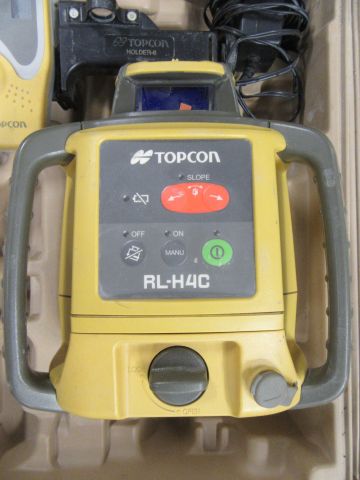 414450-3 Construction laser - Topcon RL-H4C with stand, meter and measuring stick