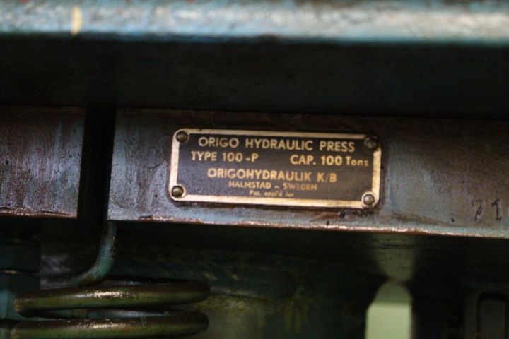 445699-3 Hydraulpress Origo HP100 100ton