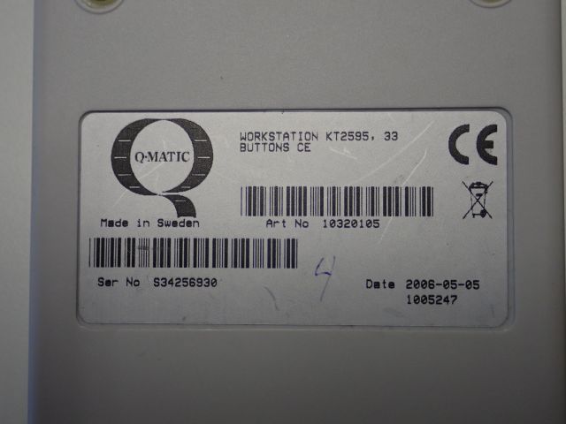 398602-7 Queue system Q-MATIC