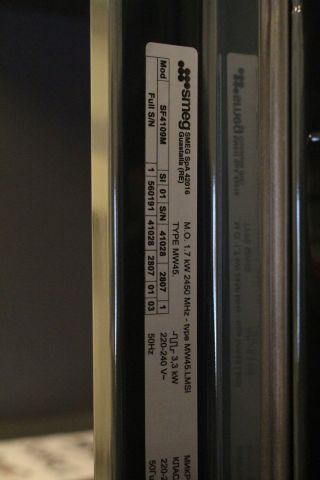 451729-5 Mikrovågsugn för inbyggnad Smeg SF4109M