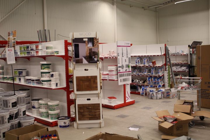 451887-1 Butikshyllor 20 sektioner, dubbelsidiga