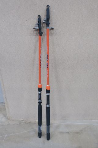452309-1 2 pcs telescopic fishing rods Balzer Module Shika Orange 240