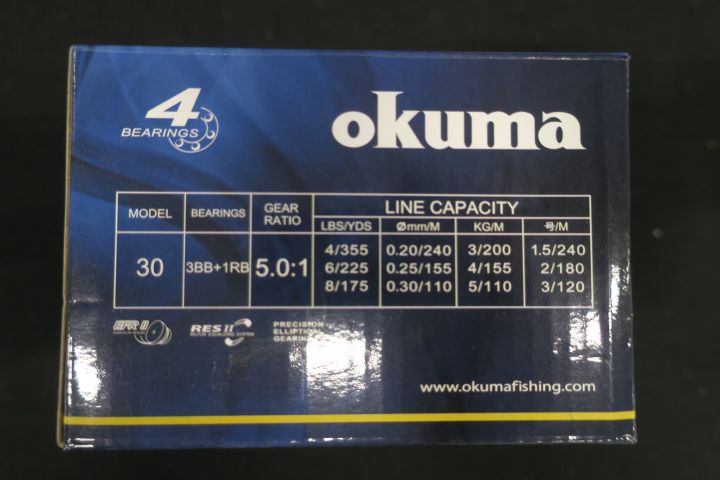 452314-5 2 pcs fishing reels Okuma Dead Ringer DRG-30 FD 3 + 1bb