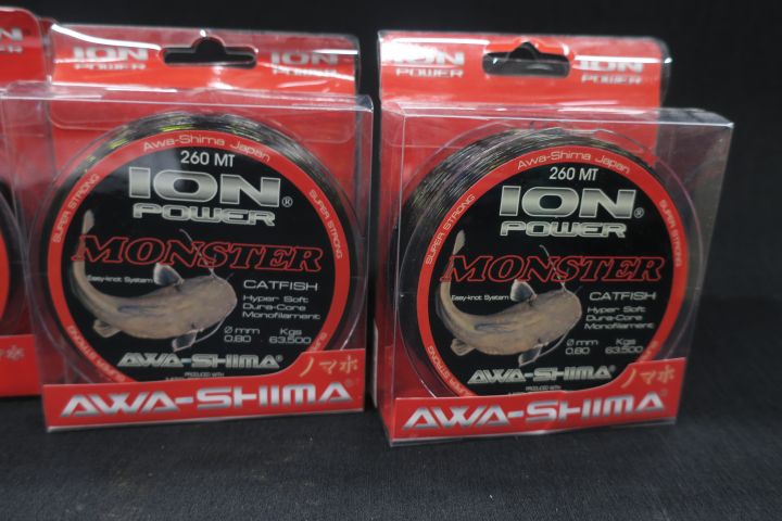 452326-4 6 pcs with fishing line Ion Power monster 300 MT