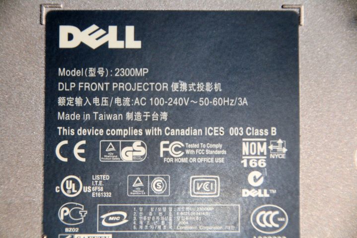 455947-3 Projector, Dell 2300MP