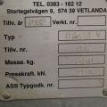 448141-4 Hydraulic press Santas Mekaniska AB