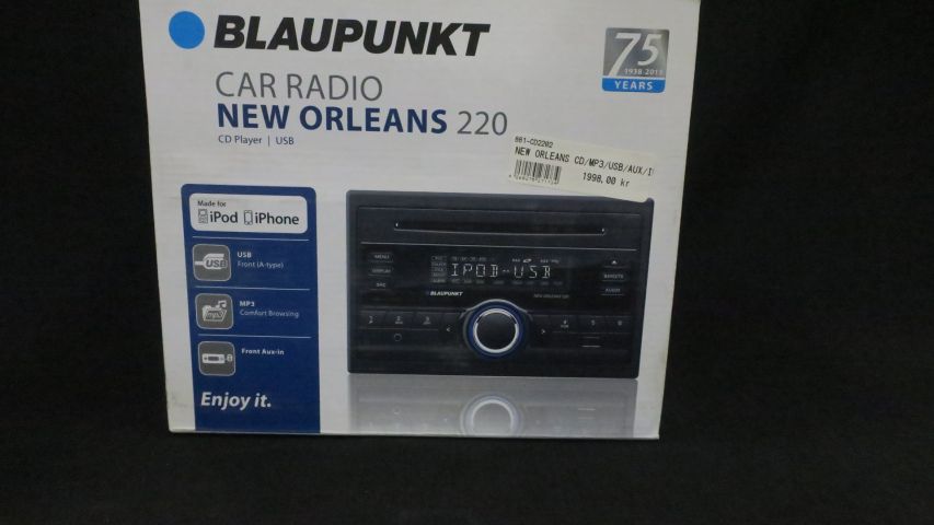 441120-1 Blaupunkt New Orleans 220 Double DIN Car Stereo