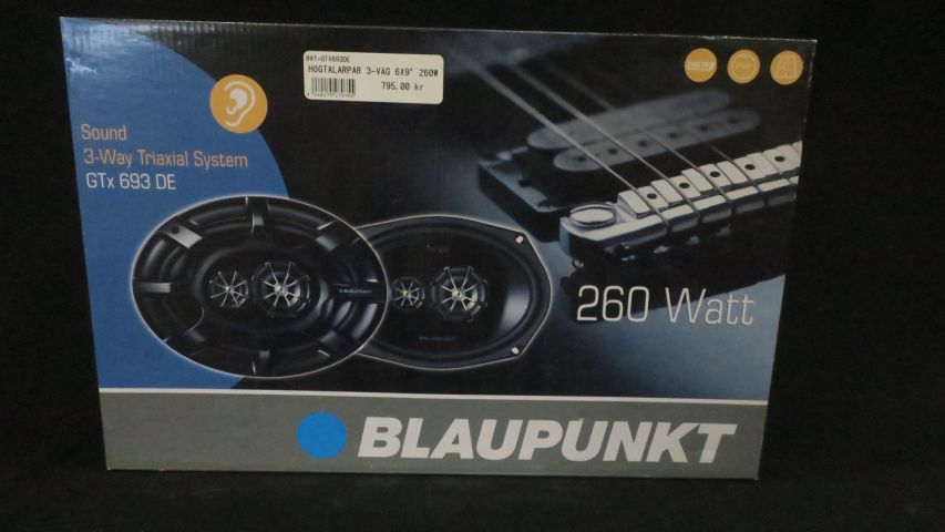 441122-1 Blaupunkt GTx 693 The 3 way speaker pair 6x9" 260W