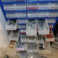 414692-3 Larger portion of screw, nuts, washers, etc.