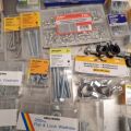 414692-9 Larger portion of screw, nuts, washers, etc.