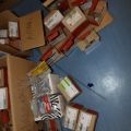414692-18 Larger portion of screw, nuts, washers, etc.