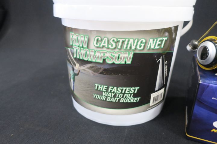 452394-2 Fishing reel Okuma Safina Pro SPR-30 and casting net  RT