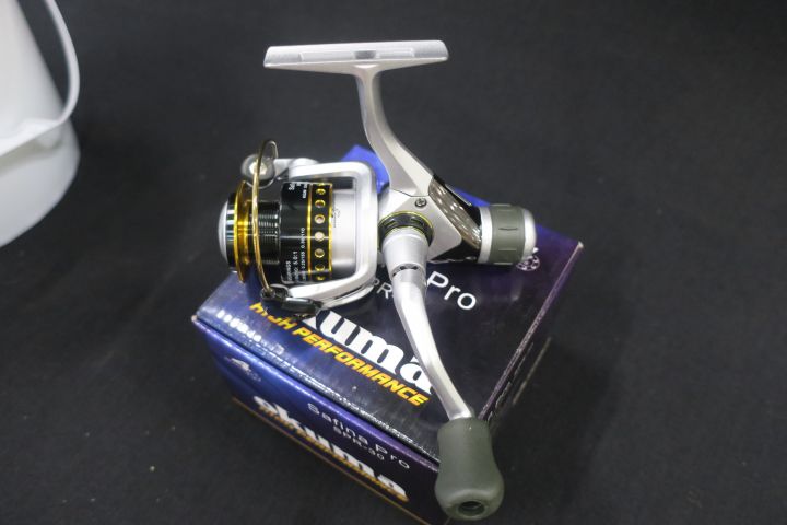 452394-5 Fishing reel Okuma Safina Pro SPR-30 and casting net  RT