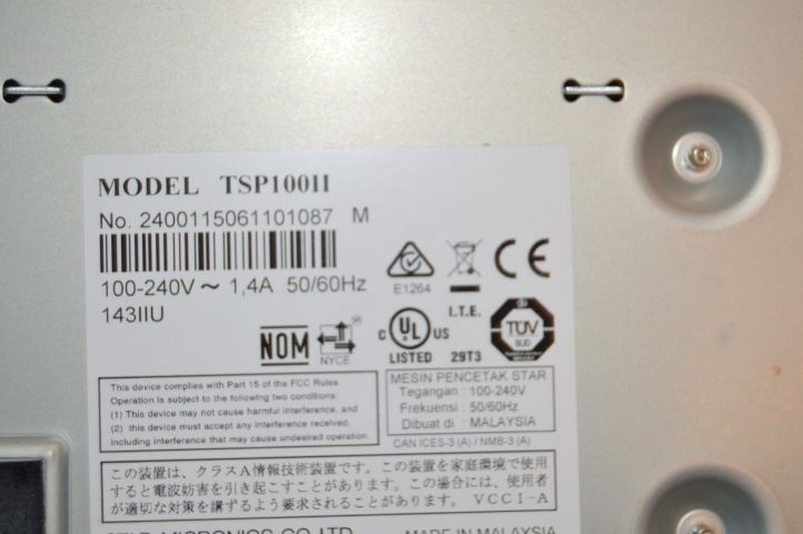 419320-6 Kvittoskrivare STAR TSP100