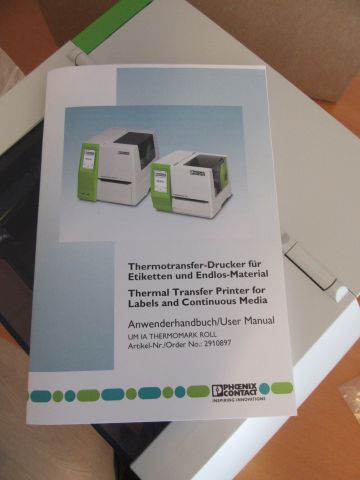 414681-6 Label Printer - Phoenix Contact Thermomark Roll