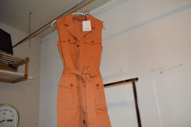 419346-1 Rodebjer Junebug Dress Burnt Sand Size L