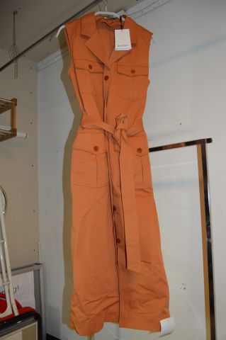 419346-2 Rodebjer Junebug Dress Burnt Sand Size L