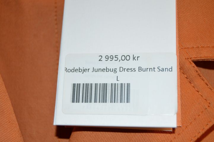 419346-4 Rodebjer Junebug Dress Burnt Sand Size L