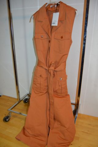 419346-5 Rodebjer Junebug Dress Burnt Sand Size L