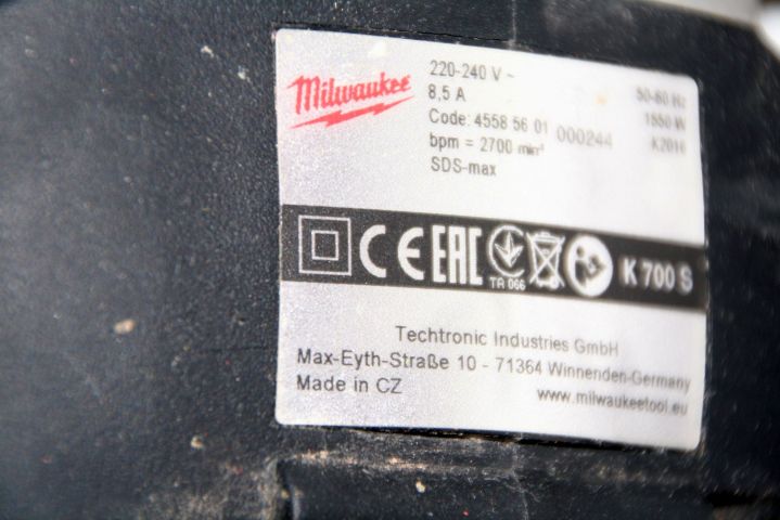 456858-2 Demolition Hammer, Milwaukee K 700 S