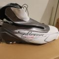 377551-1 Salomon Vitane 8 Classic Pilot boots in white, 2 pairs of seats 40-41