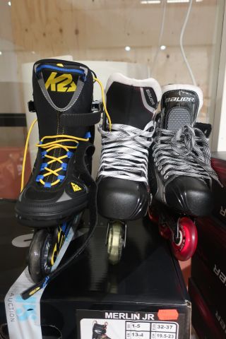 377581-1 Inlines from Bauer / K2 Skates, 3 pairs of styles.