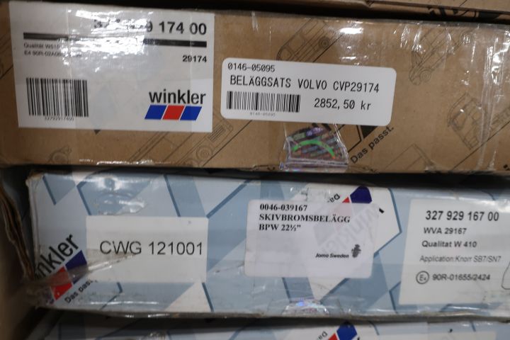 458768-10 Reservdelssortiment med bromskomponenter