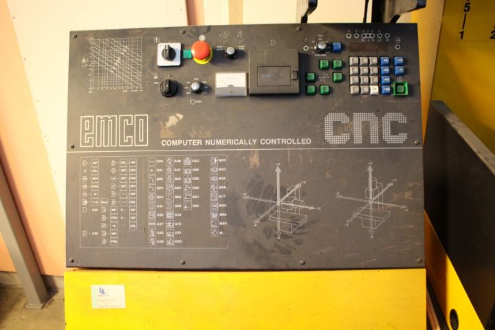 438196-2 CNC metallfräs Emco F1-CNC
