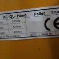 447557-11 Pallet truck Total Lifter 2000kg, 2pcs