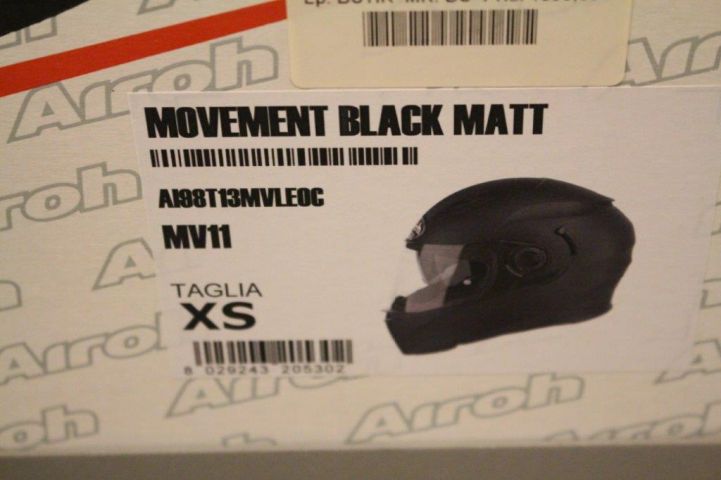 453973-5 MC-Helmet Airoh Movement Black Matt Strl: XS